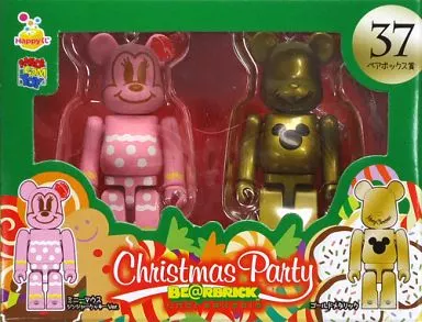 Disney Christmas Party BE@RBRICK ペアボックス賞37ミニーマウスジンジャークッキーVer.&ゴールドメタリック 駿河屋 -<中古>[箱欠品] BE＠RBRIC-ベアブリック- 37.ミニー