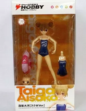 BEACH QUEENS とらドラ！ 逢坂大河 スク水Ver. 1/10 駿河屋 -<中古>逢坂大河 スク水Ver. 「とらドラ!」 BEACH QUEENS 1/10