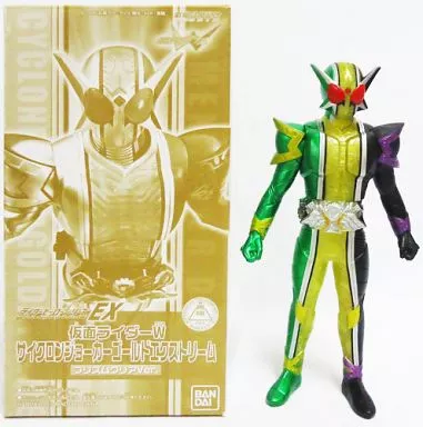 [単品] 仮面ライダーW サイクロンジョーカーゴールドエクストリーム プリズムクリアVer. 「劇場版 仮面ライダー×仮面ライダーオーズ＆ダブル feat.スカル MOVIE大戦CORE」 ライダーヒーローシリーズEX プレミア特典付前売券限定