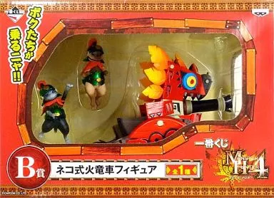 フィギュア　ネコ式火竜車 スペシャルカラーver.  「一番くじ モンスターハンター4」 ダブルチャンスキャンペーン フィギュア