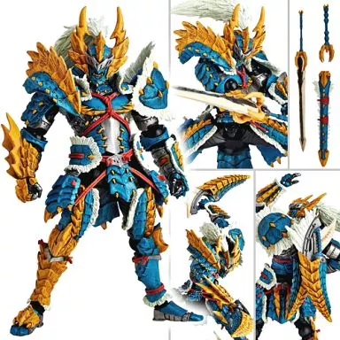 フィギュア　リボルテックヤマグチ No.133 ハンター男剣士 ジンオウシリーズ 「モンスターハンター」