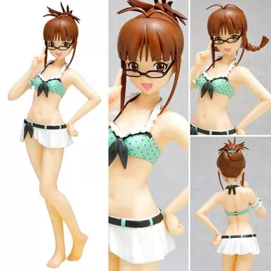 秋月律子 「アイドルマスター」 BEACH QUEENS 1/10 塗装済み完成品（ランクB）