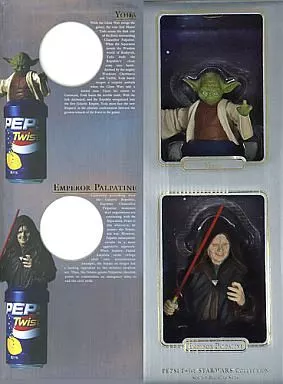 ヨーダ/パルパティーン皇帝 「スター・ウォーズ」 サウンドビッグキャップセットNo.6 PEPSI Twistサウンドコレクション