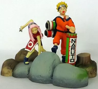 駿河屋 - 【買取】ナルト＆サクラ 「NARUTO-ナルト-」 ポリストーン