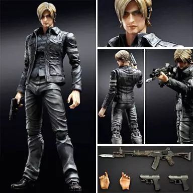 フィギュア　PLAY ARTS改 レオン・S・ケネディ 「バイオハザード6」（箱・ジャケット・ケース不備（中））