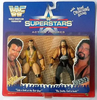 WWE フィギュア 2体セット ディーゼル & レイザー・ラモン WWE フィギュア 2体セット ディーゼル & レイザー・ラモン - メルカリ