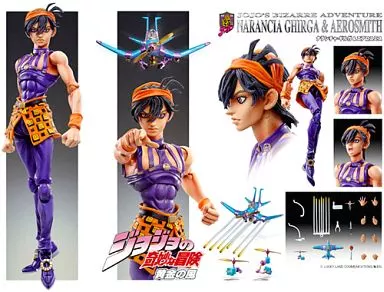 フィギュア　超像可動 44.ナランチャ・ギルガ＆エアロスミス(荒木飛呂彦指定カラー) 「ジョジョの奇妙な冒険 第五部 黄金の風」