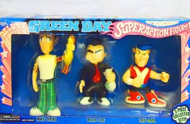 GREEN DAYのフィギュア　未開封 Green Day Super Action Figure 3体セット 未開封 - メルカリ