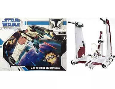 スターウォーズ　クローンウォーズ　ビークル　V-19トラント スターウォーズSTAR WATS ハズブロビークル/V-19トラントスター