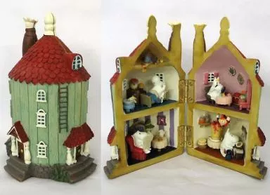 フィギュア　ムーミン オープンハウス 北欧カラーVer. 「ムーミン」 塗装済み完成品 駿河屋 -<中古>ムーミン オープンハウス 北欧カラーVer