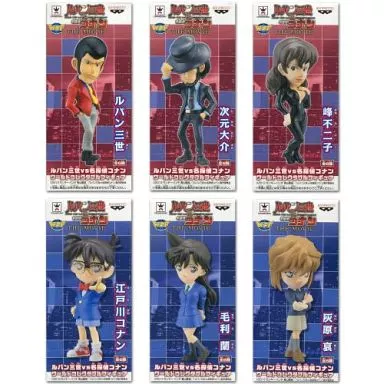 フィギュア　全6種セット 「ルパン三世VS名探偵コナン」 ワールドコレクタブルフィギュア
