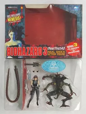 ジル レジーナVer VS ブレインサッカー リアルショックアクションフィギュア 駿河屋 -<中古>[ランクB] ジル・バレンタイン(レジーナ Ver.)VS