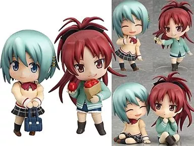 フィギュア　ねんどろいど 美樹さやか 制服Ver.＆佐倉杏子 私服Ver.セット 「劇場版 魔法少女まどか☆マギカ[新編]叛逆の物語」 ワンダーフェスティバル2014夏＆GOODSMILE ONLINE SHOP限定
