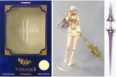 【新品未開封】オーキッドシード　リネージュ2 エルフ (1/7スケールPVC塗装済み完成品) 駿河屋 -\u003c中古\u003eエルフ 銀髪ver. 「リネージュII」 1⁄7 PVC製塗装済み