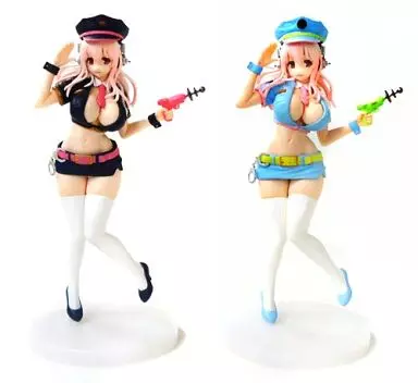 すーぱーそに子 フィギュア スペースポリス ブラック＆ブルーver. すーぱーそに子フィギュア スペースポリス -ブラック＆ブルーver
