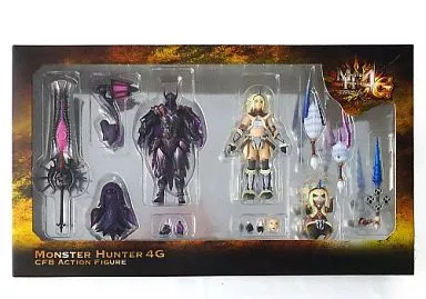 フィギュア　フル可動 CFBアクションモデル 4体セット 「モンスターハンター4G」 カプコンフィギュアビルダー