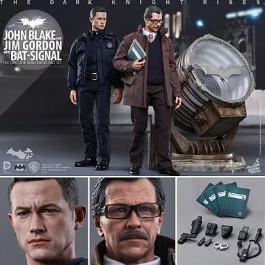 【中古】「未使用品」ムービー・マスターピース ダークナイトライジング ジョン・ブレイク&ジム・ゴードン市警本部長(2体セット)[バットシグナル投光器付き] 1/6スケ Amazon.co.jp: ムービー・マスターピース ダークナイトライジング