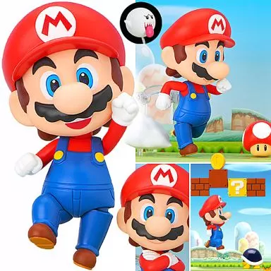 フィギュア　[ランクB] ねんどろいど マリオ 「スーパーマリオ」 駿河屋 -<中古>[ランクB] ねんどろいど マリオ 「スーパーマリオ