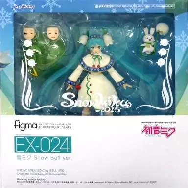 フィギュア　figma 雪ミク Snow Bell ver. 「キャラクター・ボーカル・シリーズ01 初音ミク」 ワンダーフェスティバル2015冬＆GOODSMILE ONLINE SHOP限定