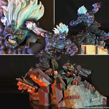 Kinetiquettes ジオラマスタチュー 狂オシキ鬼(Oni Akuma) ヨドバシ.com - キネティクテス ストリートファイター ジオラマ