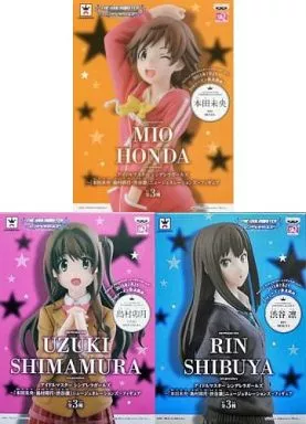 全3種セット 「アイドルマスター シンデレラガールズ」 ～本田未央・島村卯月・渋谷凛 ニュージェネレーションズ～SQフィギュア（外箱欠品）