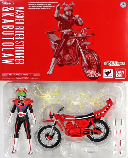 フィギュア　S.H.Figuarts 仮面ライダーストロンガー＆カブトローセット 「仮面ライダーストロンガー 」 魂ウェブ商店限定