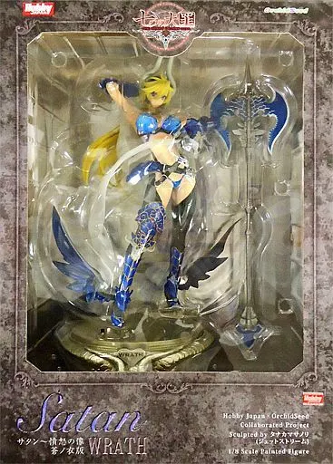 七つの大罪 サタン～憤怒の像 蒼ノ衣版 通常版 1/8 完成品フィギュア 駿河屋 -【アダルト】<中古>サタン～憤怒の像 蒼ノ衣版 通常版 「七