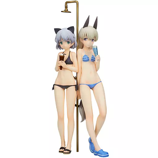 フィギュア　サーニャ＆エイラ 水着Ver. 「ストライクウィッチーズ2」 1/8 塗装済み完成品