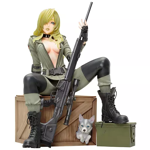 箱無し 中古美品　メタルギア ソリッド 美少女 スナイパーウルフ フィギュア 駿河屋 -<中古>メタルギアソリッド美少女 スナイパーウルフ 「METAL