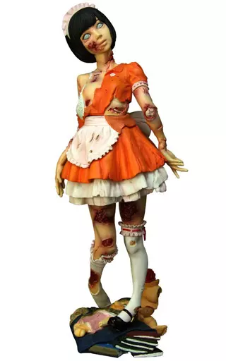 ゾンビガール リペイント　回天堂 1/8 フィギュア 美品　開封済 ゾンビガール リペイント 回天堂 1/8 フィギュア 美品 開封済