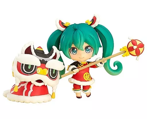 フィギュア　ねんどろいど  初音ミク 獅子舞Ver. 「キャラクターボーカルシリーズ01 初音ミク」 イベント＆GOODSMILE ONLINE SHOP限定