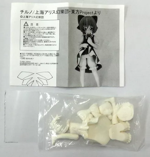 駿河屋 -<中古>たくしあげチルノ 「東方Project」 ガレージキット