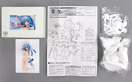 フィギュア　雪女 FreezingSummer 「リング☆ドリーム 女子プロレス大戦」 1/8 レジンキャストキット イベント限定