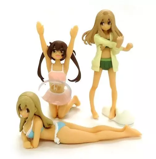 [単品] 南夏奈＆南春香＆南千秋(3体セット/水着バージョン) 「コミックス みなみけ 第15巻 初回限定版」 同梱