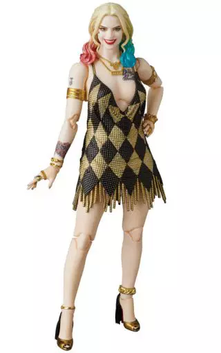 フィギュア　MAFEX HARLEY QUINN(DRESS Ver.) -ハーレイ・クイン(ドレスバージョン)-  「スーサイド・スクワッド」 アクションフィギュア No.042