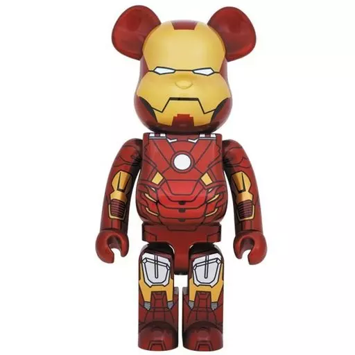 BE＠RBRICK-ベアブリック- アイアンマン マークVII 1000% 「アベンジャーズ」(箱・ジャケット・ケース不備(中))