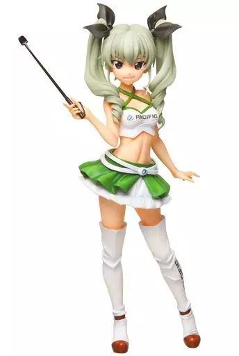 PVC製塗装済み完成品 ガールズ&amp;パンツァー×PACIFIC「アンチョビ」 ガールズ＆パンツァー×PACIFIC「アンチョビ」レースクイーンver