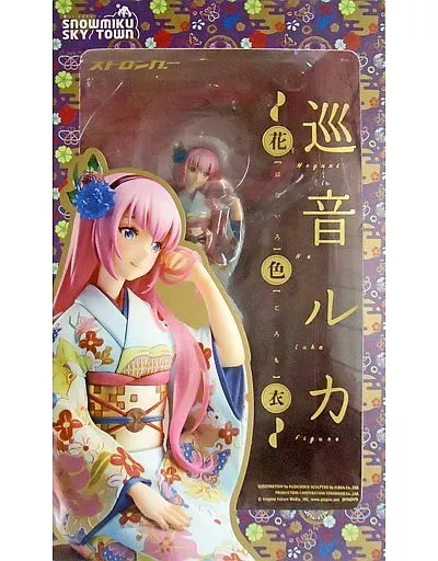 フィギュア　巡音ルカ～花色衣～ 「キャラクター・ボーカル・シリーズ03 巡音ルカ」 1/8 ABS＆PVC製塗装済み完成品 雪ミク スカイタウン＆東京フィギュア＆あみあみ限定