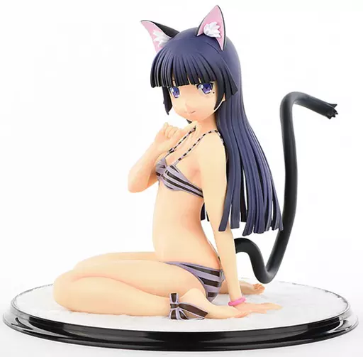 オルカトイズ 箱無し 1/4 黒猫 縞MIZUGI ねこみみver 中古】(本体C/箱B)俺の妹がこんなに可愛いわけがない。 黒猫・縞