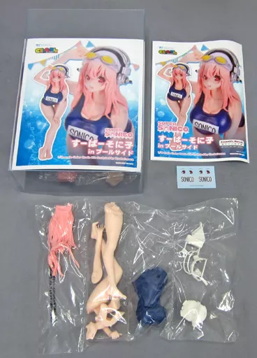 キャラグミン すーぱーそに子 in プールサイド レジンキャスト フィギュア 駿河屋 -<中古>キャラグミン すーぱーそに子 in プールサイド 「すー