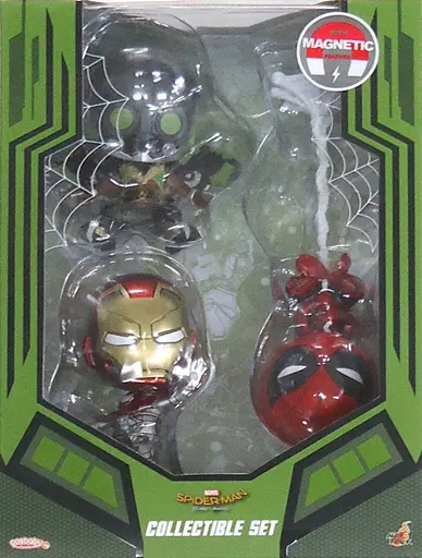 フィギュア　スパイダーマン(ぶらさがり版)＆アイアンマン・マーク47(リパルサー発射版)＆バルチャー 3体セット 「スパイダーマン：ホームカミング」 コスベイビー サイズS スパイダーマン：ホームカミング ポップアップストア in 原宿限定
