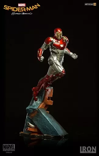 フィギュア　アイアンマン マーク47 「スパイダーマン：ホームカミング」 バトルジオラマシリーズ アートスケール 1/10 スタチュー