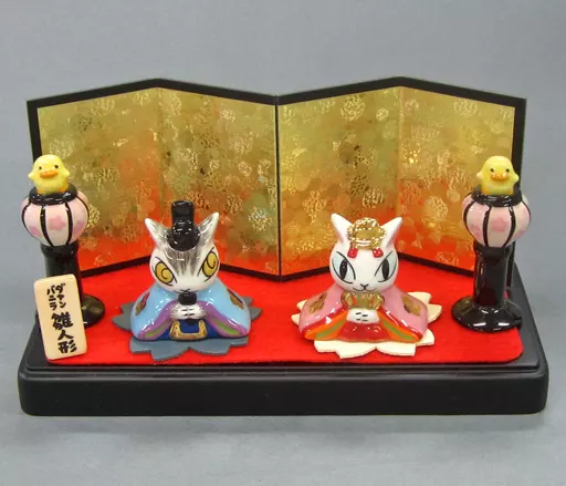 ダヤンと バニラ 雛人形 駿河屋 -<中古>ダヤンとバニラ(水色×ピンク) 「わちふぃーるど