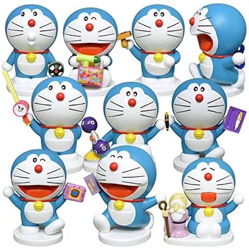 ドラえもん☆人形 フィギュア 8体セット ドラえもん フィギュアセット 8体 - メルカリ