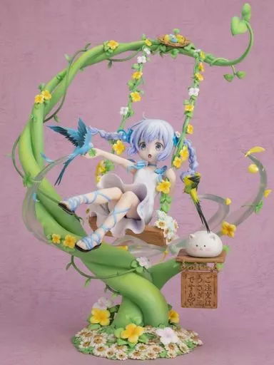 フィギュア　チノ ～お花のブランコ～ 「ご注文はうさぎですか??」 1/7 ABS＆PVC製塗装済み完成品