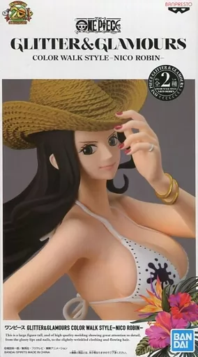 フィギュア　ロビン(白) 「ワンピース」 GLITTER＆GLAMOURS COLOR WALK STYLE -NICO ROBIN-