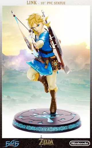 フィギュア　リンク 「ゼルダの伝説 ブレス オブ ザ ワイルド」 10インチ PVCスタチュー