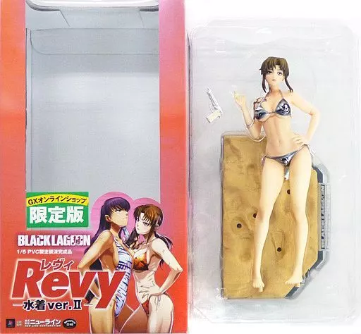 【開封品】レヴィ&ロベルタ 水着ver. ニューライン フィギュア 駿河屋 -<中古>レヴィ 水着ver.II GXオンラインショップ限定版 「BLACK