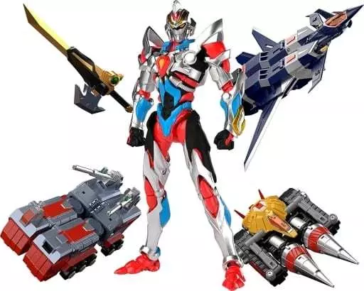 フィギュア　[修正パーツ付] 超合体超人 DXフルパワーグリッドマン 「SSSS.GRIDMAN」 ABS＆PVC製塗装済み合体トイ