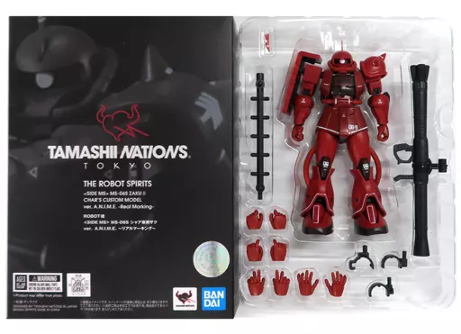 フィギュア　ROBOT魂 ＜SIDE MS＞ MS-06S シャア専用ザク ver. A.N.I.M.E.  リアルマーキング 「機動戦士ガンダム」 TAMASHII NATIONS TOKYO限定